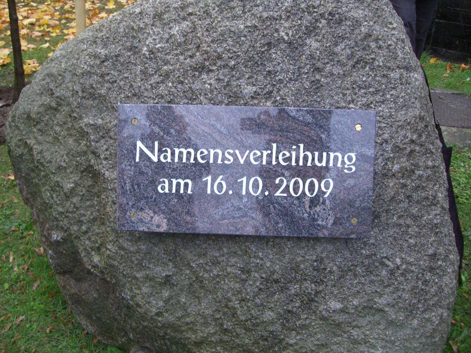Namensverleihung Grundschule am Burgwall 2009